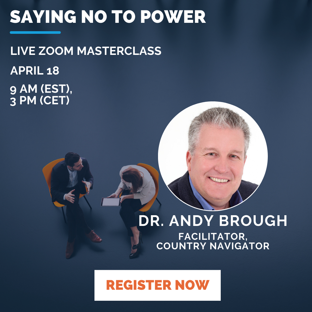 Country Navigator Masterclass: Saying No to Power